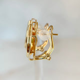 Vintage Citrine Earrings 14k