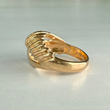 Vintage Swirl Ring 14k