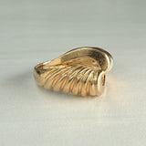 Vintage Swirl Ring 14k