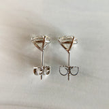 3.18ctw IGI Cert Lab Diamond Studs 14k White Gold
