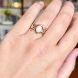Bezel Opal Ring 14k
