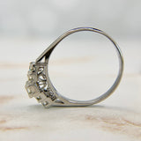 Vintage Step Cut Diamond Band Platinum