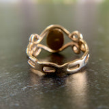 Bezel Opal Ring 14k