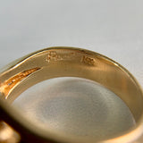 Vintage Green Tourmaline Ring 14k