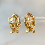 Vintage Citrine Earrings 14k