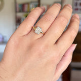 2.01ct Radiant Cut Lab Diamond Ring 14k IGI Cert