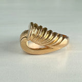 Vintage Swirl Ring 14k