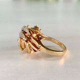 Vintage Diamond Bombe Ring 14k