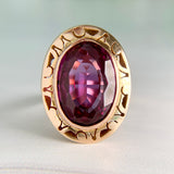 Vintage Lab Grown Color Change Sapphire Ring 14k