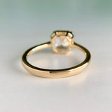 2.09ct Asscher Cut Lab Diamond Ring 14k IGI Cert