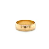 Vintage Wide Gold Band 14k