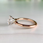 1.47ct Old European Lab Diamond Ring 14k