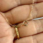 Knotted Bar Neckace 10k