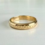 Yellow Gold Pattern Band 14k