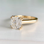 2.41ct Cushion Lab Diamond Ring 14k IGI Cert