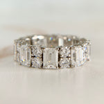 6.15ctw Lab Diamond Eternity Band 14k