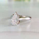 2.06ct Pear Lab Diamond Ring IGI Report