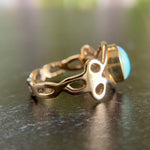 Bezel Opal Ring 14k