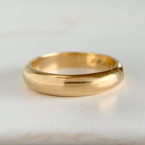 Vintage 12.27.48 Vintage Gold Band 14k