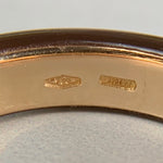 Adolfo Courrier Enamel Diamond Band 18k