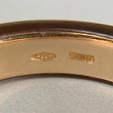 Adolfo Courrier Enamel Diamond Band 18k