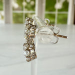 Custom 2.6ctw Lab Diamond Drop Earrings 14k