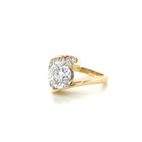 2.75ct Lab Grown Certed Diamond Ring 14k/Platinum