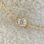 Lab Grown Diamonds By The Yard Necklace 14k Yellow Gold