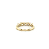 1.08ctw 5 Stone Lab Diamond Band 14k Yellow Gold