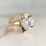 2.75ct Lab Grown Certed Diamond Ring 14k/Platinum