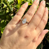 2.06ct Pear Lab Diamond Ring IGI Report