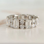 6.15ctw Lab Diamond Eternity Band 14k