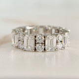 6.15ctw Lab Diamond Eternity Band 14k