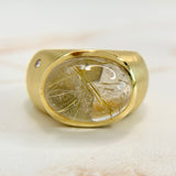 H. Stern Rutilated Quartz Star Ring 18k