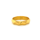 Textured Gold Band 14k