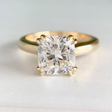 2.41ct Cushion Lab Diamond Ring 14k IGI Cert