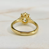 GIA 2.76 carat Old European Cut Diamond Ring 18k