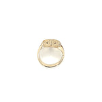14k Yellow Gold “BE” Signet Ring