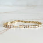 6.8ctw Lab Diamond Tennis Bracelet 14k