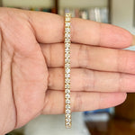 6.8ctw Lab Diamond Tennis Bracelet 14k