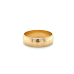 Vintage Wide Gold Band 14k