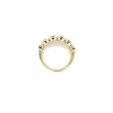 3.1ctw 5 Stone Lab Oval Diamond Band 14k