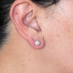 2.18ctw IGI Cert HPHT Lab Diamond Studs 14k