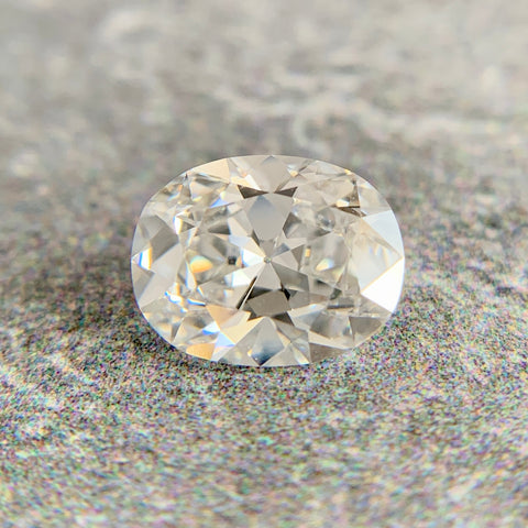 2.09ct Certed Antique Cut Oval Lab Diamond