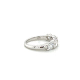 1.9ctw 5 Stone Lab Diamond Band 14k White Gold