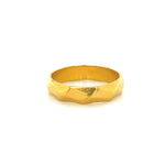 Textured Gold Band 14k