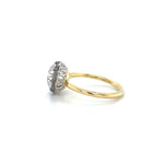 3.26ct Custom Old European Lab Diamond Ring 18k/Platinum