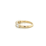 1.08ctw 5 Stone Lab Diamond Band 14k Yellow Gold