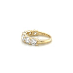 2.48ctw 7 Stone Lab Diamond Band 14k Yellow Gold