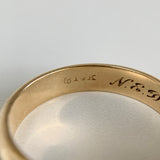 Vintage 12.27.48 Vintage Gold Band 14k